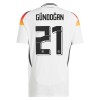 Camiseta de fútbol Alemania Gundogan 21 Primera Equipación Euro 2024 - Hombre